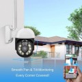 Wifi Smart Life Camera Pan Tilt Speed Dome Waterproof Home CCTV Outdoor Motion Detection