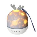 2 in 1 Elf LED Projector Night Light Projector Lamp 360 Degree Rotation Projection Music Box