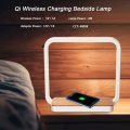 Qi Wireless Charger LED Desk Lamp With Touch Control 3 Light Tones