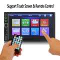 2 Din Car Radio Touch Screen Audio Radio Bluetooth Video MP5 7` Multimedia Player FM/TF/USB