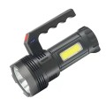 Outdoor LED Hand Lamp COB Strong Light USB Rechargeable Flashlight