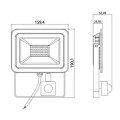 30W Sensor LED Flood Light Human Body Induction