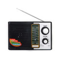 Portable FM/AM/SW1-2 Multi-Band Pointer Type Hand-Tuned Radio