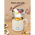 1.8L Multi-function Portable Travel Egg Steam Noodle Pot Stainless Steel Mini Electric Rice Cooker