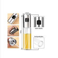 Glass Spray Bottle Barbecue Cooking Oil Stainless Steel Spray Bottle