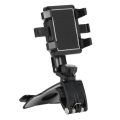 Car Holder With Smartphone GPS Support 360 Degree Swivel Phone Mount Gravity