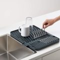 Foldable Dish Rack Flip-Up Drain Board