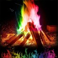 Magic Fire Colorful Flames Powder Bonfire Sachets Trick Outdoor Camping Hiking Survival Tools
