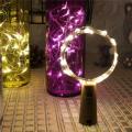 with Cork Copper Wire Colorful Fairy Lights 2M 20 LED Battery Powered Garland Wine Bottle Lights