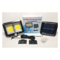 108 COB Motion Sensor Rechargeable Solar Wall Light Waterproof Emergency Led Light