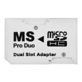 Dual Slot Card Adapter Micro SD to MS PRO Duo