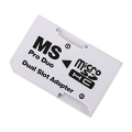 Dual Slot Card Adapter Micro SD to MS PRO Duo