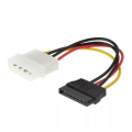4-Pin Molex IDE Female to 15-Pin SATA Conversion Cable Power Cable for SATA SSD