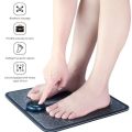 Rechargeable Foot Massager Electric Muscle Mat Stimulator Leg Shaping Foot Rest