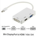 Mini Display Port to HDMI / VGA / DVI 3 in 1 Adapter