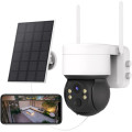 Solar Powered Wireless IP Camera Waterproof PIR Human Detection Night Vision Security Camera