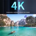 4K Dual Lens Wifi Camera Wireless 2-way Voice Security Camera IR Night Vision