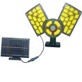 120COB Waterproof Outdoor Solar Induction Adjustable Head Street Light with Remote Control