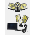 120COB Waterproof Outdoor Solar Induction Adjustable Head Street Light with Remote Control