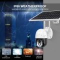 VRT-VC9-G Solar Powered 4G Smart Surveillance Camera V380 Pro App