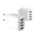 USB 4 Port Charger Adapter Fast Charging