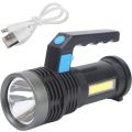 Outdoor Flashlights Household Searchlight Rechargeable LED Spotlight for Camping Walking Dogs