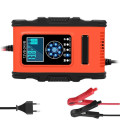 12V 24V 12A Automatic Smart Battery Charger for GEL WET AGM Lithium LiFePO4 LiPo