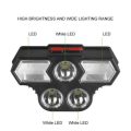 Aerbes AB-Z1191 USB Rechargeable 4 Lighting Modes 800mah LED Headlamp 11LED
