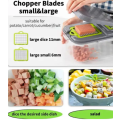 22 in 1 Portable Vegetable Slicer with 13 Stainless Steel Blades and Peeler