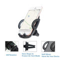 Air Vent Car Phone Holder Universal Car Cradle with and 360 Degree Rotation