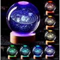 Very Beautiful Crystal Ball LED Luminous Night Light (Random Designs & Colours)