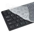 Ultra-thin 2.4g Wireless Keyboard Mouse Combos With Keypad Film Black/White