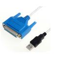 USB2.0 To DB25 Female Parallel Printer LPT Cable