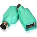 USB Female to PS/2 Male Converter Adapter for Mouse and Keyboard
