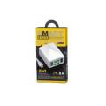 Smart 5.8A 4 Port Charger With Type C 1m Cable
