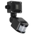 AC220V Motion Sensor Switch Motion Detector Automatic Infrared PIR Sensor Rotating Waterproof Outdoo