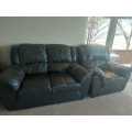 6 Seater Peloved Genuine Leather Lounge Suite