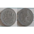 1983 - UK - One Pound - ER II - Edge  Incuse lettering - Demonetised Oct 2017 -Nickel-Brass