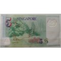 2010 - Singapore - 5 Dollars - Signature: Goh Chok Tong. 1 square  - Demonetised No 3AR545280
