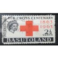 1963 -  WM - Basutoland (Lesotho) - 2 ½C - The 100th Anniversary of the Red Cross