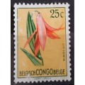 1952 - 1953 - Belgian Congo -  Unused - 25c - Littonia lindenii