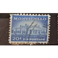 1954 - 1973 - USA - 20c - Monticello