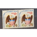 1975 -  Pair -  Unused - USA - 13c - American Eagle