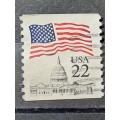 1985 - 1987 - USA - 22c - Flags