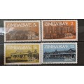 1980 - Zimbabwe  -  Unused - 5c, 7c, 9c, 17c - The 75th Anniversary of Post Office Savings Bank