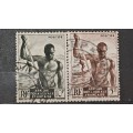 1947 - French Equatorial Africa  - 10F, 5F - Local Motives