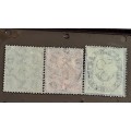 1951 - Germany -  WM - 10, 20, 50 - Daily Stamps