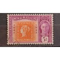 1948 - Mauritius -  WM - 5 - The 100th Anniversary of Mauritius Stamps