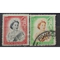 1954 - New Zealand -  WM - 1, 9 - Queen Elizabeth