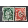 1951-1952 - Norway - 20, 25 - Extra Values